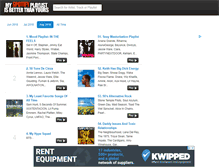 Tablet Screenshot of myplaylistisbetterthanyours.com